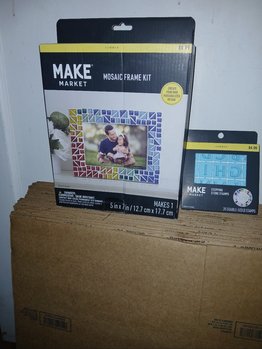 New Make Market Mosiac Frame Kit & New Concrete Stamps